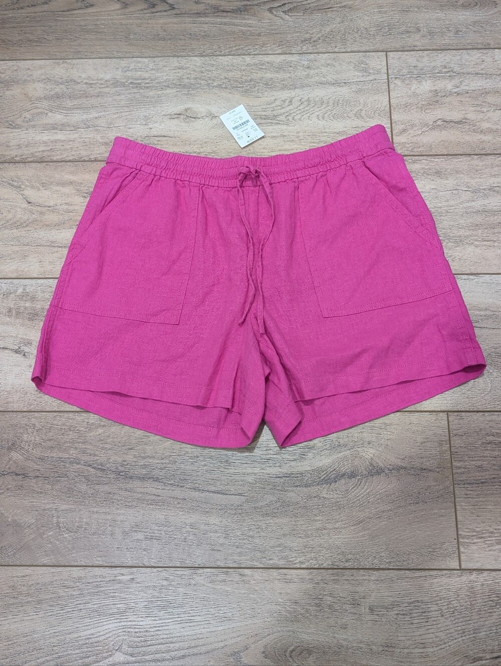 J. Crew Bright Fuchsia Drawstring Athletic Shorts